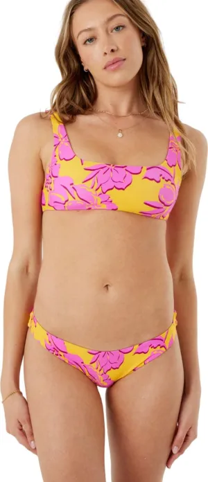Roxy Women's Bralette Bikini Adjustable Swim Top, Quick-Dry, Removable Pads, UPF 50 , Resort Wear