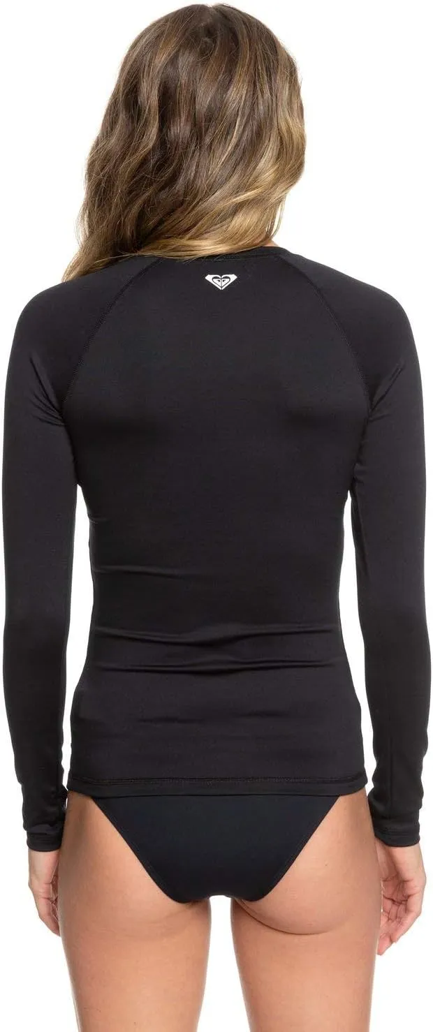 Roxy Women's Essentials Long Sleeve Zip-up Rashguard