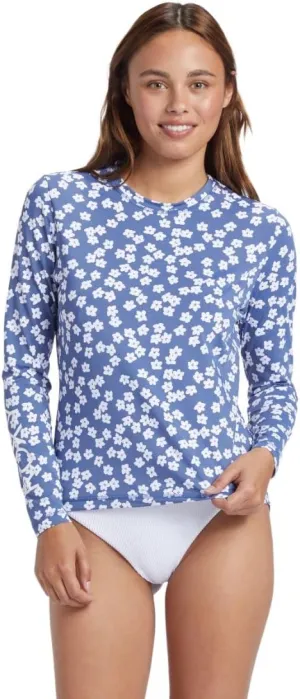 Roxy Women's Standard Rashguard – UPF 50, Surf, Hiking, Beach Volley, Workout, Yoga, Outdoor Activities Quick-Dry Swim Shirt