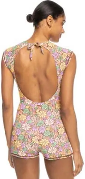 Roxy Women's Summer Romper – UPF 50 , Quick-Dry, Stretch Fabric, Casual Beachwear, Swimsuit Cover Up