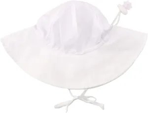 RuffleButts® Baby/Toddler Girls Baby/Toddler Sun Hat with UPF 50  Sun Protection and Floppy Wide Brim