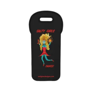 Salty Girls Dance - Wine Tote Bag