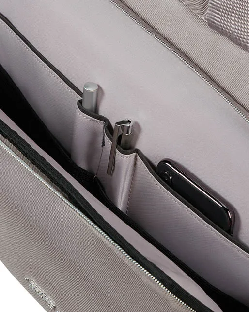 Samsonite Guardit Classy Bailhandle briefcase Stone Grey