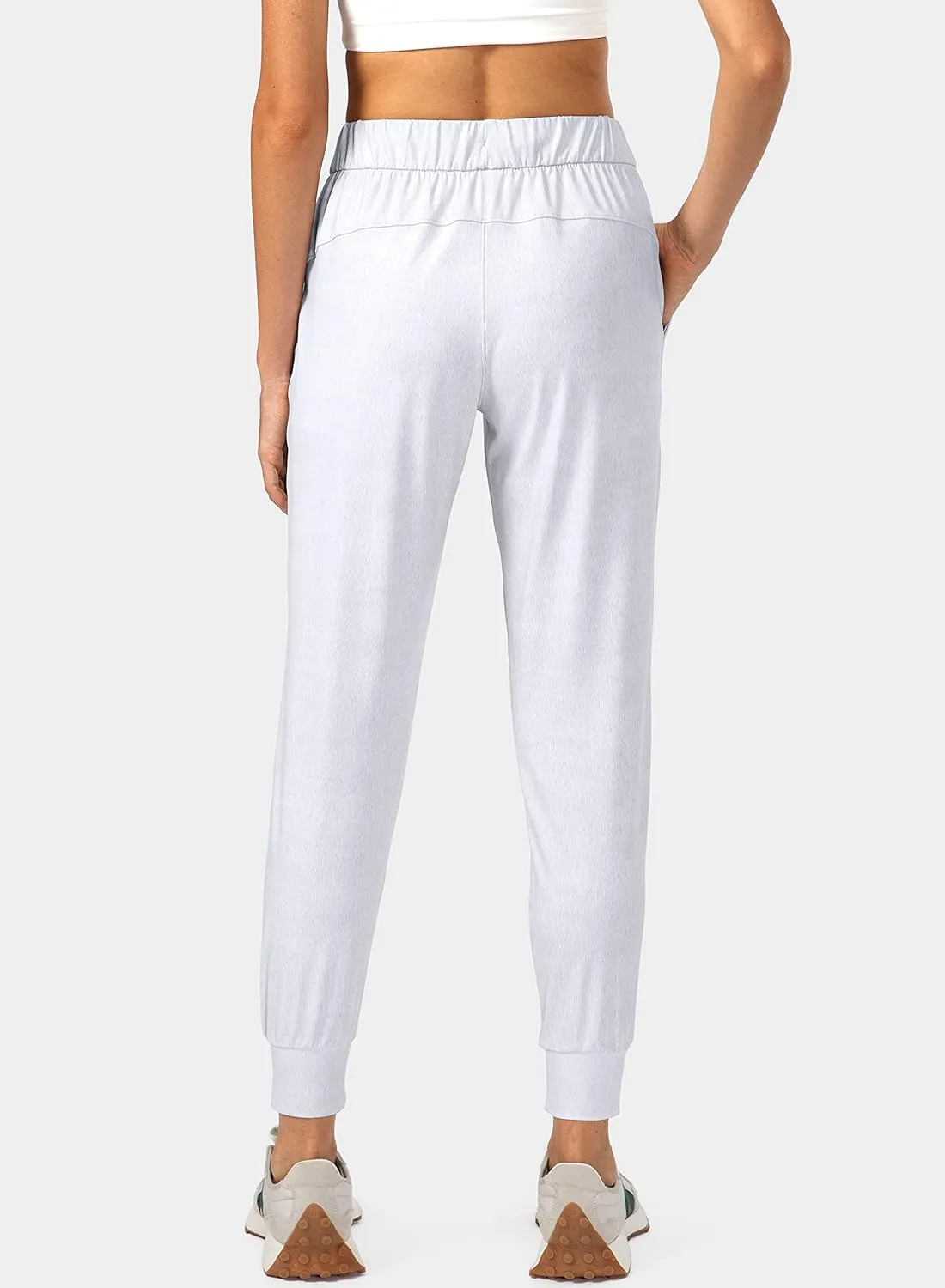 SANTINY Women's Joggers Pants Pockets Drawstring Running Sweatpants for Women Lounge Workout Jogging