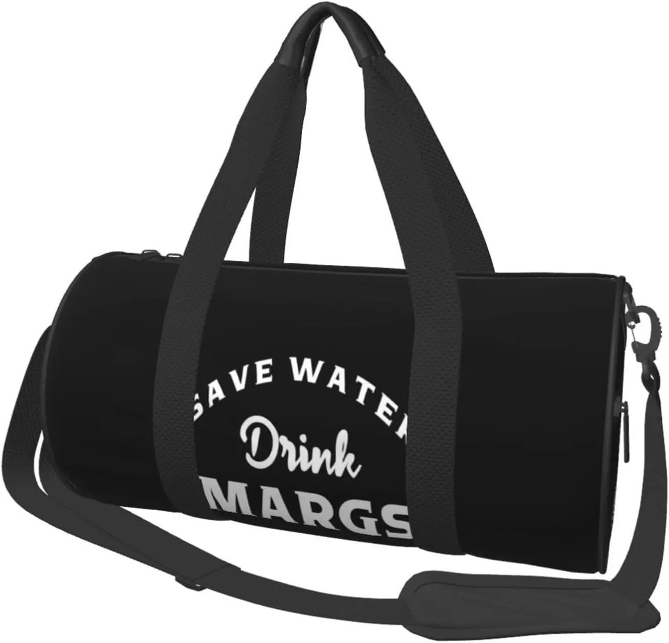 Save Water Drink Margs Duffel Bag Gym Bag Travel Sports Tote Large Foldable Beach Swim Yoga0