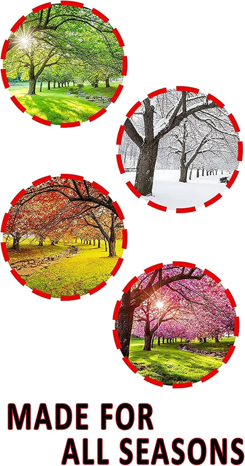 SEASIDE SERENITY STROLL WITH US Warning Red Black Aluminum Composite Sign 20 x 24 inches