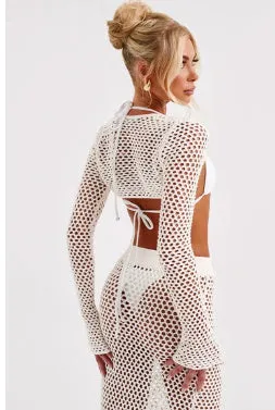 Seaside Vacation Sun Protection Beach Dress Suit