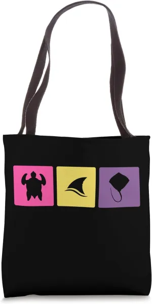 Sharks Turtles And Stingray for Ocean Animal Lover Tote Bag