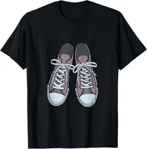 Shoes Fun Iconic Sneakers Graphic Design T-Shirt