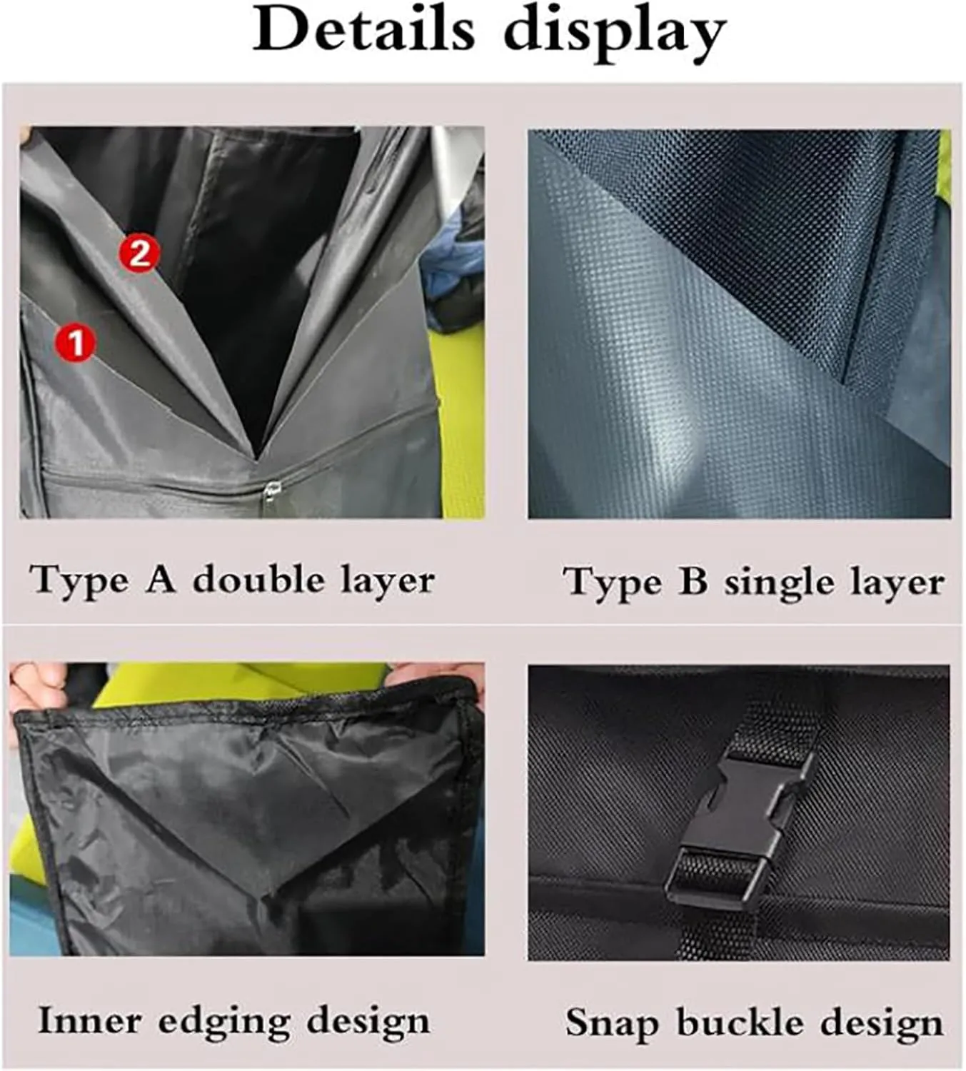Shopping Cart Replacement Bag, Waterproof Oxford Cloth Replacement Bag, Shopping Trolley Replacement Bag with Side Pocket(E)