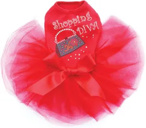 Shopping Diva - Handbag - Dog Tutu Dress, S Red