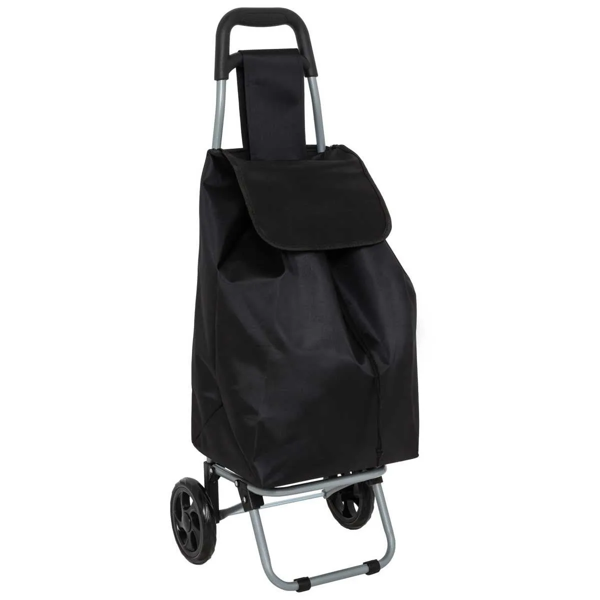 Shopping Trolley 2x hardy tyres - Black
