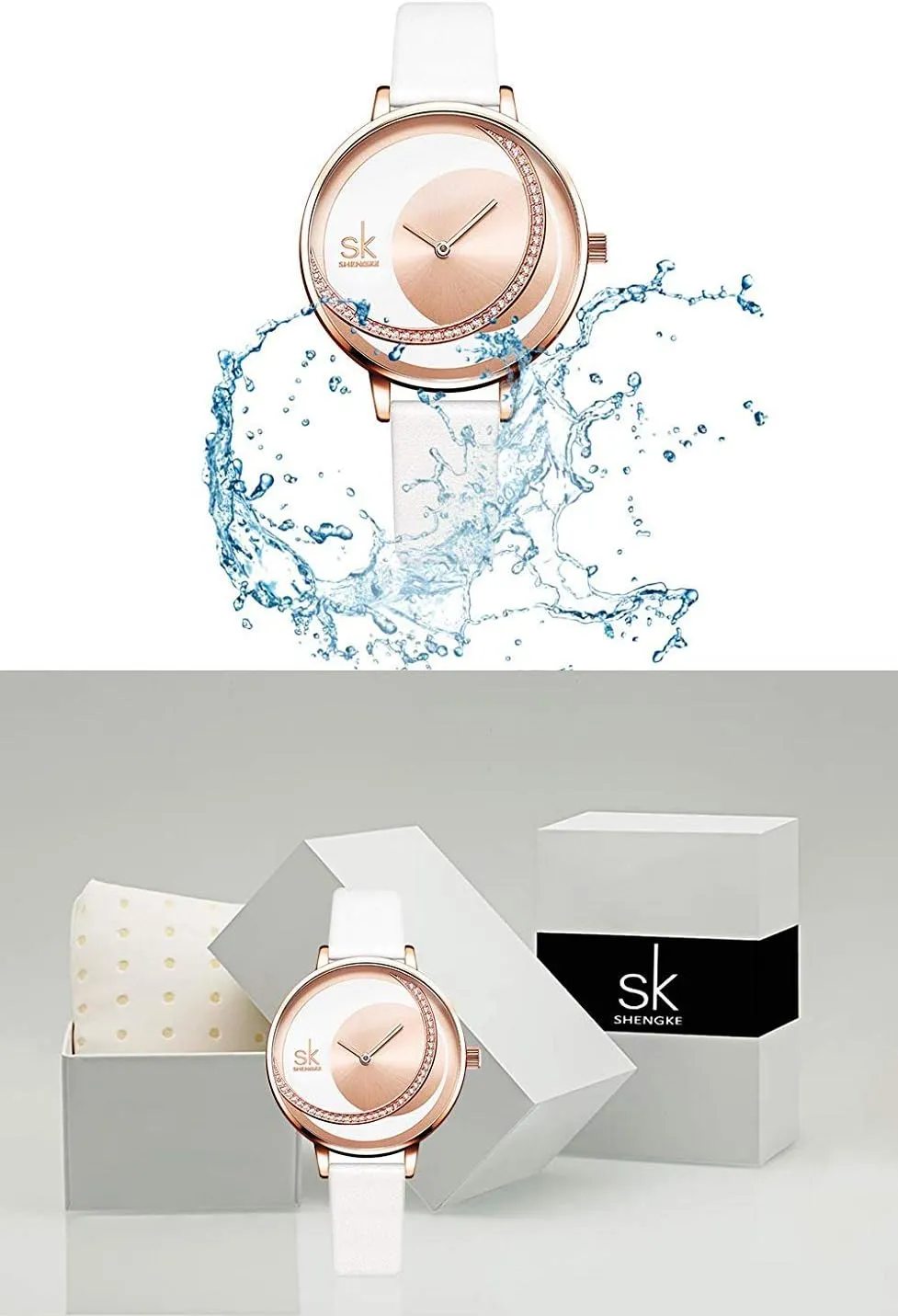 Simplicity Creative Women Watch Genuine Leather Elegant Women Watches Ladies Business Wristwatch