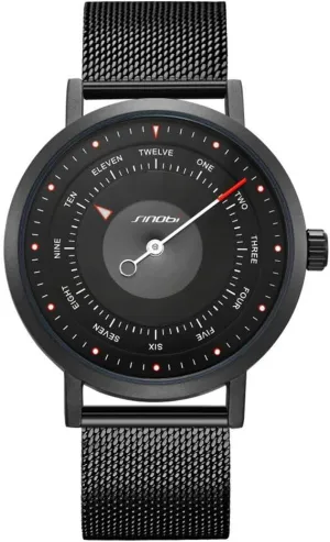 SINOBI Business Watches Men Fashion Original Design Watch Men Steel Mesh Men's Watch Clock Relogio Masculino Creative Wristwatch