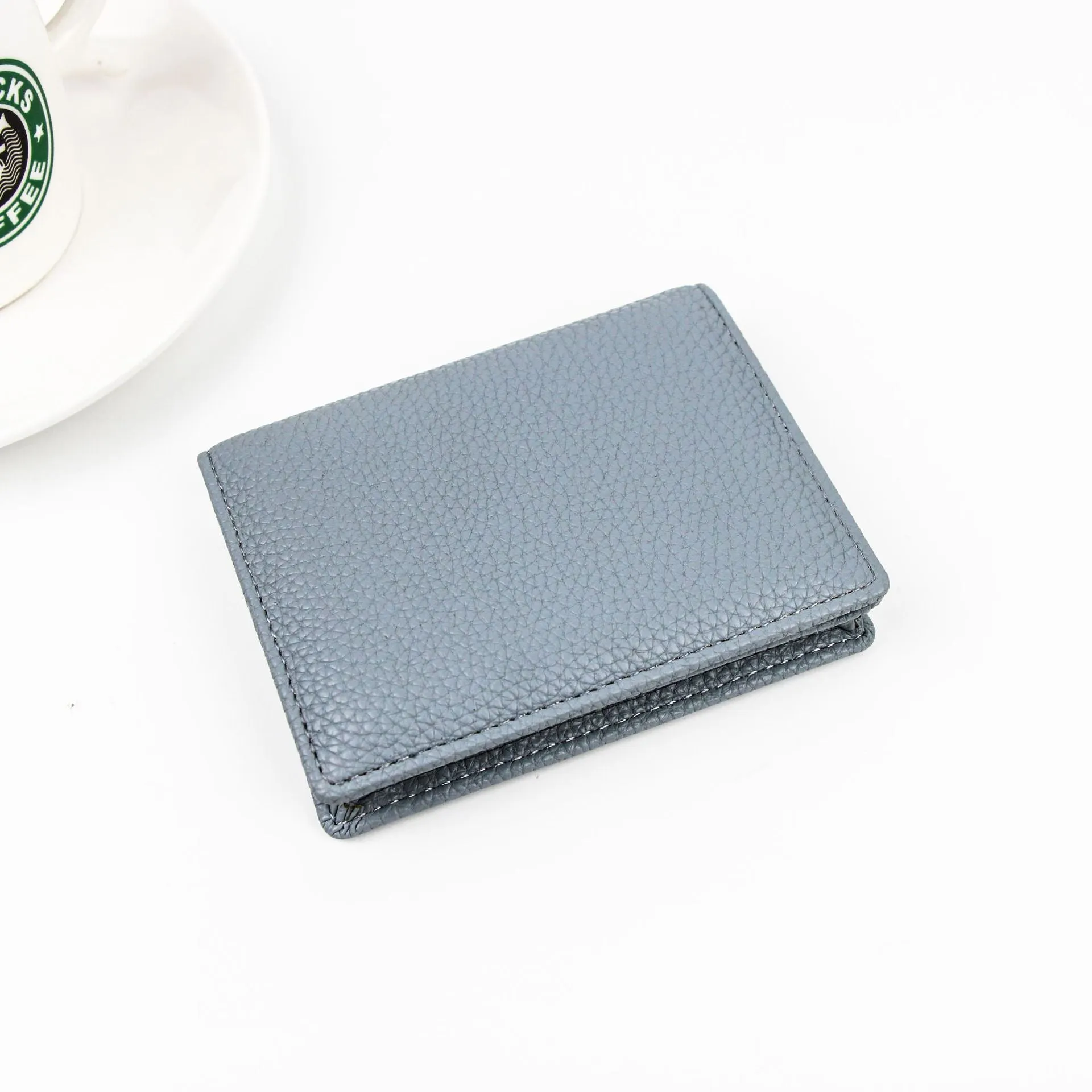 Size Large Capacity Business Document Litchi Card Holder
