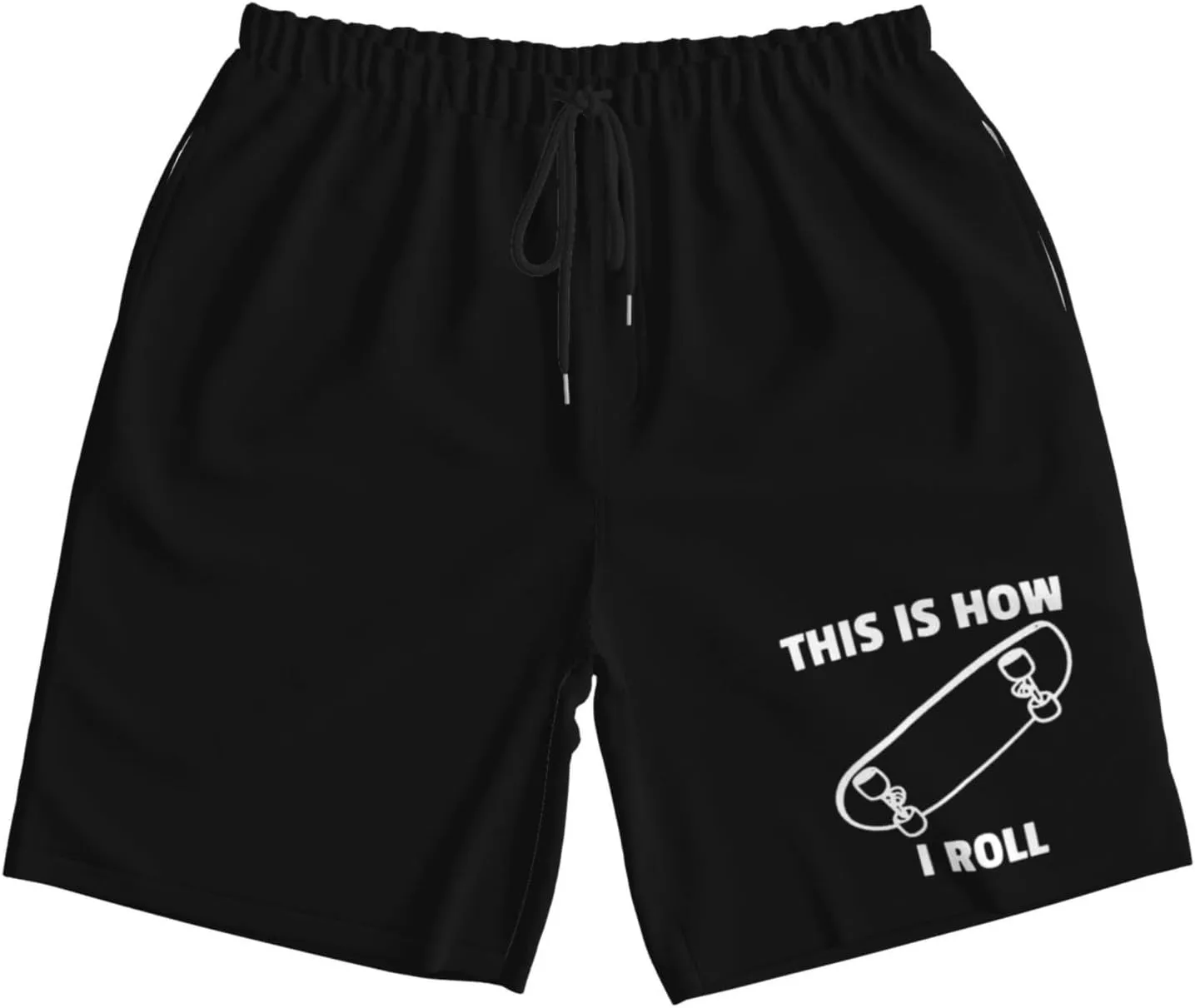 Skateboarding Skateboard Mens Swim Trunks Quick Dry Board Shorts 7" - Hawaii Beach Swimwear