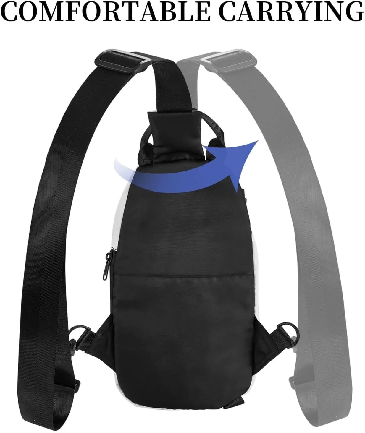 Sling Bag Crossbody Backpack for Men Women Spring Nature Landscape Chest Bag Crossbody Bag for Travel Sport Running