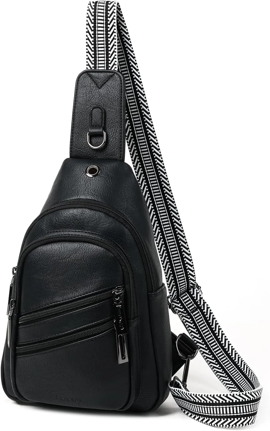 Sling Bag for Women Crossbody Purse Leather Crossbody Bag Fanny Pack Chest Pack for Travel Everyday Vacation