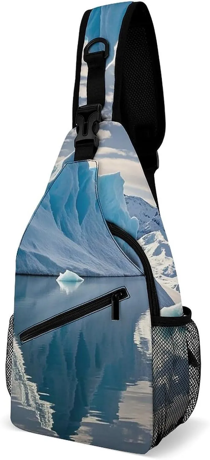 Small Crossbody Sling Backpack Dog Corgi Chest Bags for Traveling Chest Fashion Shoulder Bag