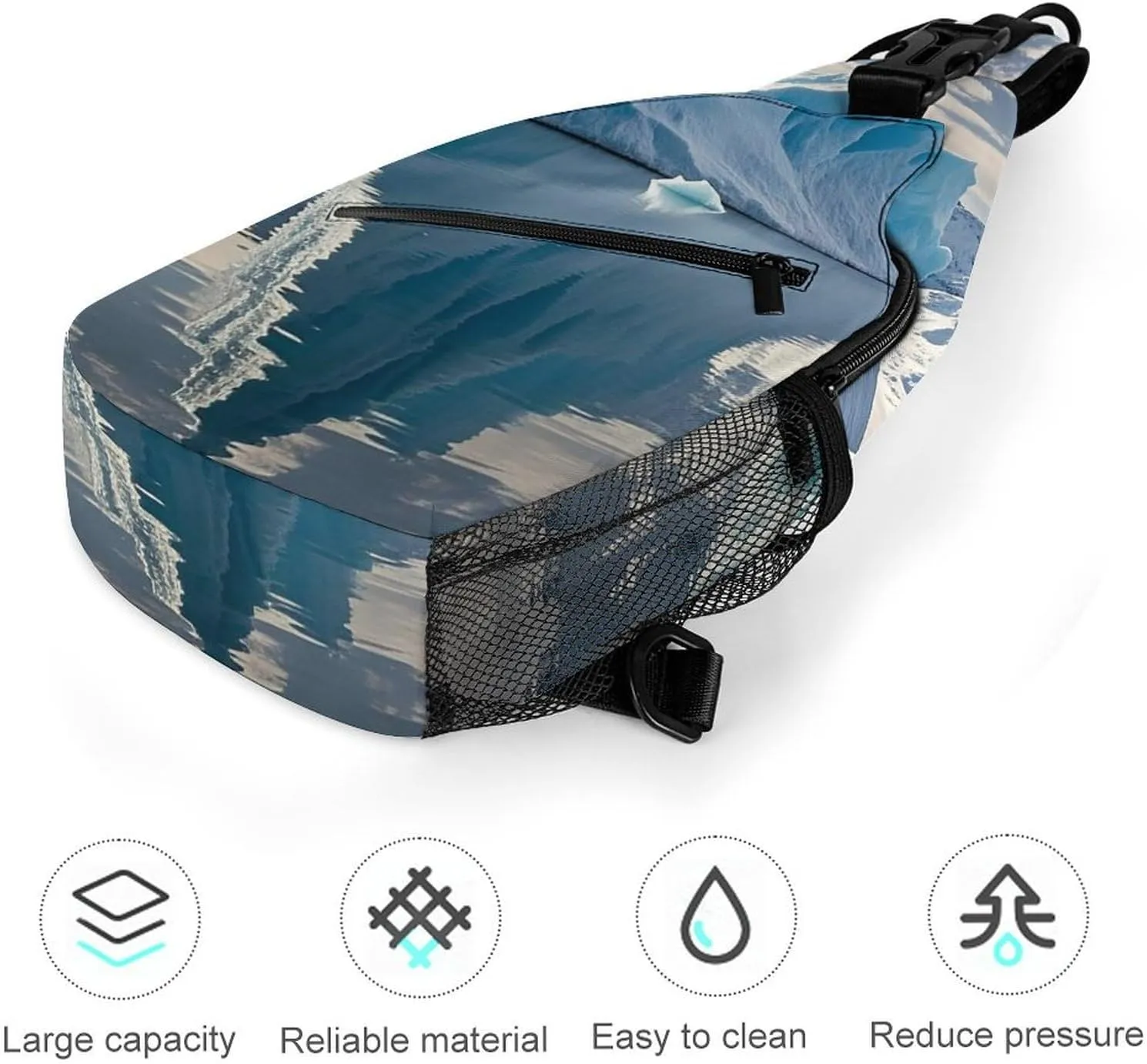 Small Crossbody Sling Backpack Dog Corgi Chest Bags for Traveling Chest Fashion Shoulder Bag