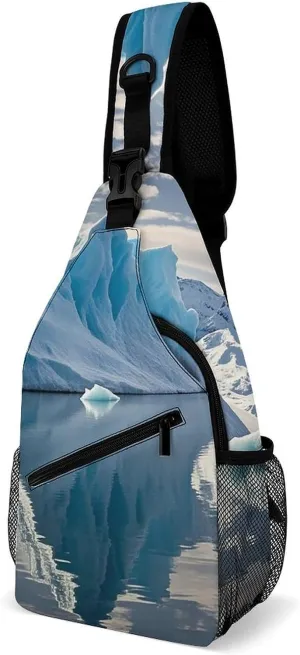 Small Crossbody Sling Backpack Dog Corgi Chest Bags for Traveling Chest Fashion Shoulder Bag