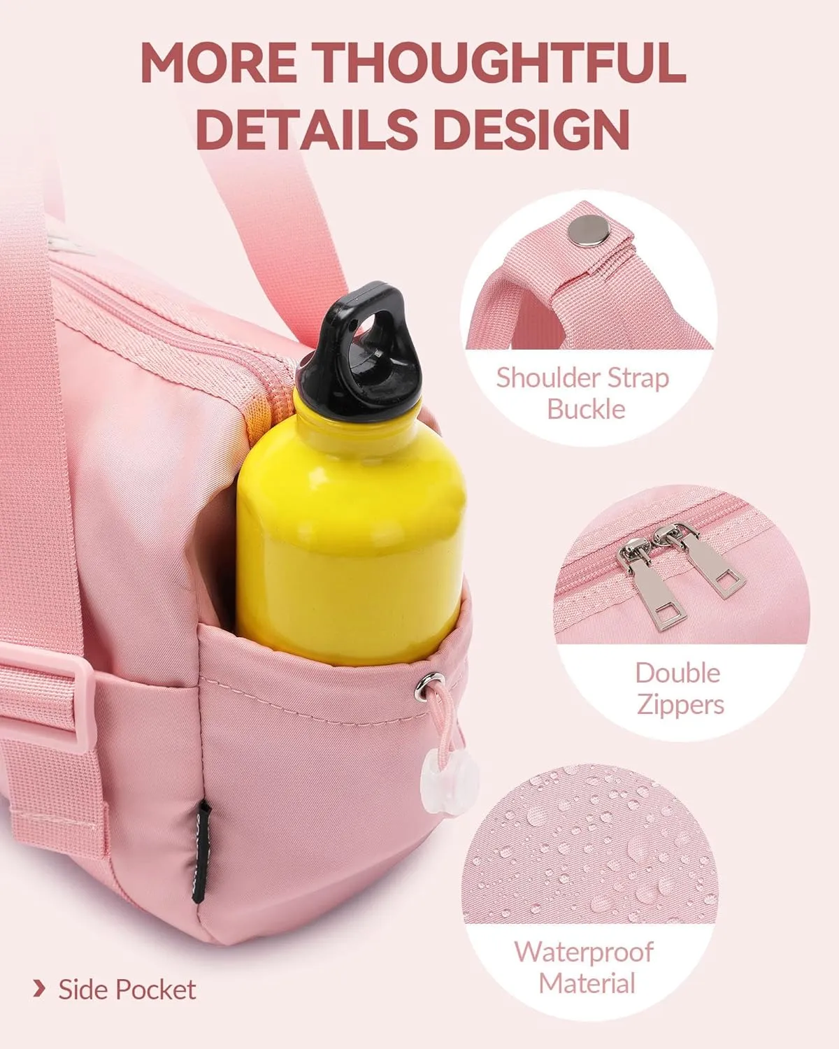 Small Gym Bag for Women Mini Duffle Bag with Wet Compartment, Lightweight Waterproof Cute Tote for Girls Workout Sport Travel