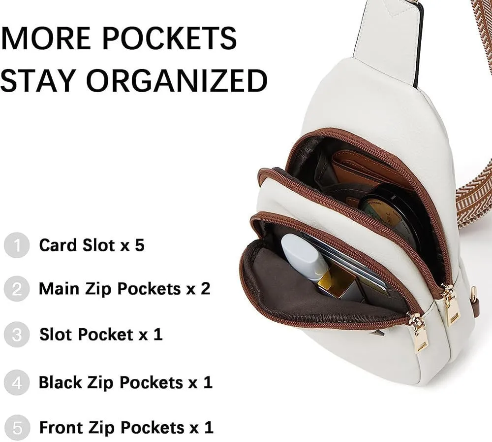 Small Sling Bag For Women :Sling Bag For Women Crossbody Purse & Crossbody Fanny Packs For Women Chest Bag