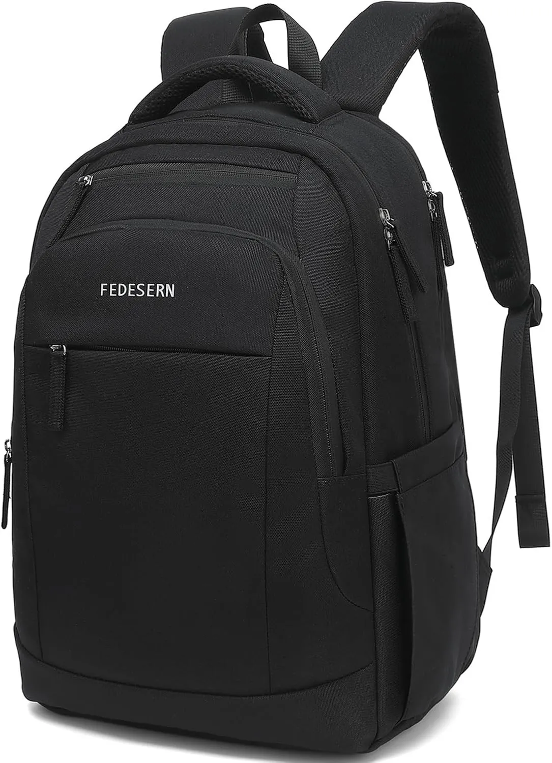 Smell Proof Backpack with Lock,Water Resistant Smell Proof Bags Travel Laptop Backpack,Large Capacity Carbon Enduring Smell Proof Stash Bag with Lock for Men Women (Black)