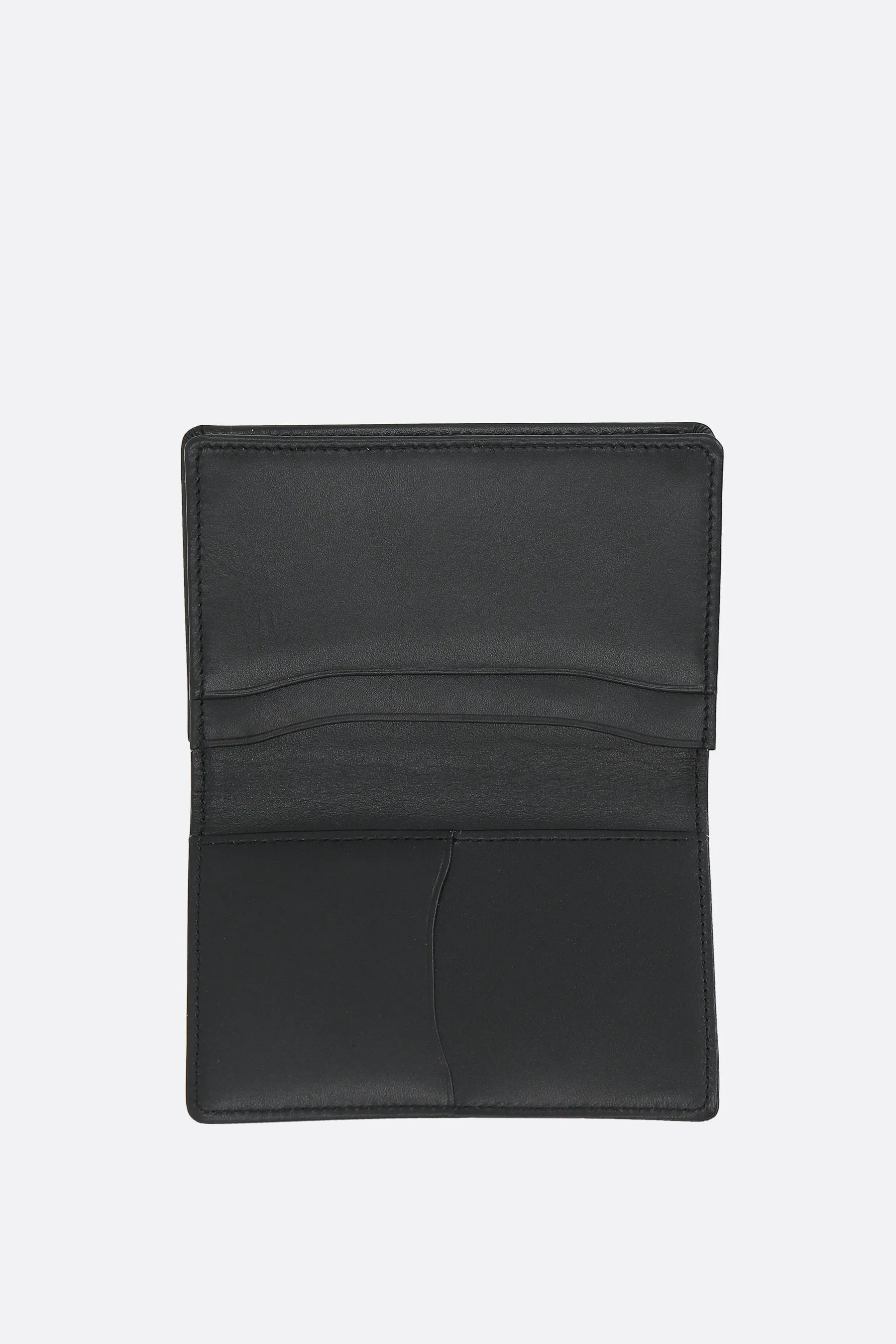 smooth leather card case