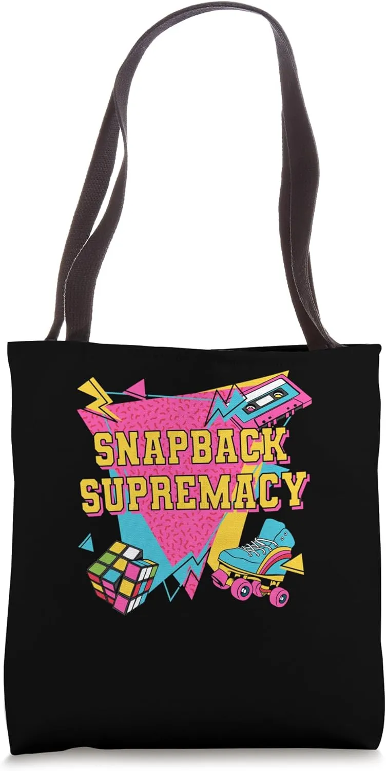 Snapback Supremacy Retro Vintage Chill 1990 Party Tote Bag