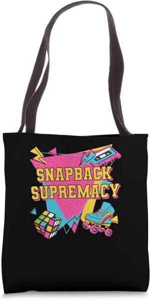 Snapback Supremacy Retro Vintage Chill 1990 Party Tote Bag