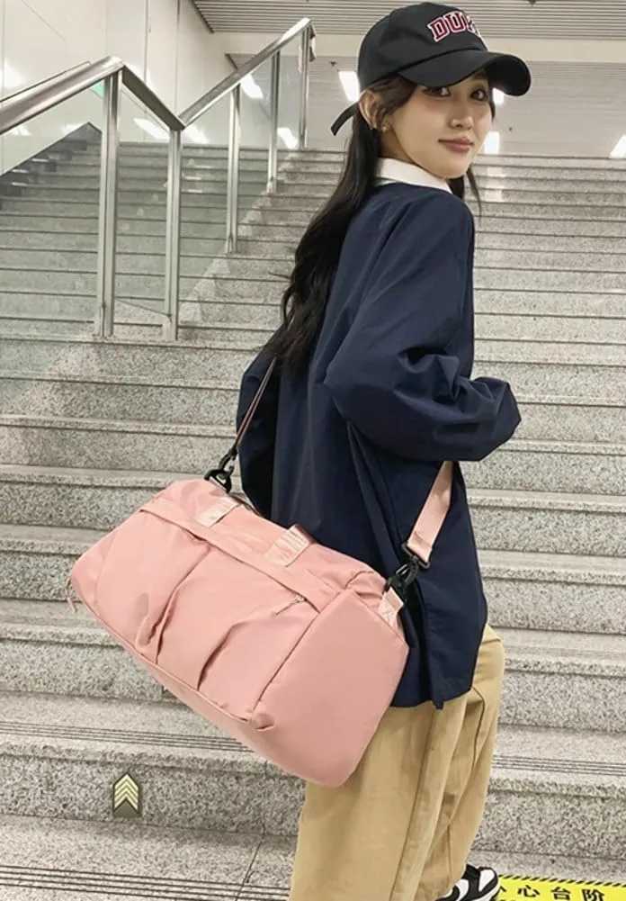 Solyinne Gym Bag for Men Women Sports Yoga Gym Bag Waterproof Shoulder Crossbody Short trip bag
