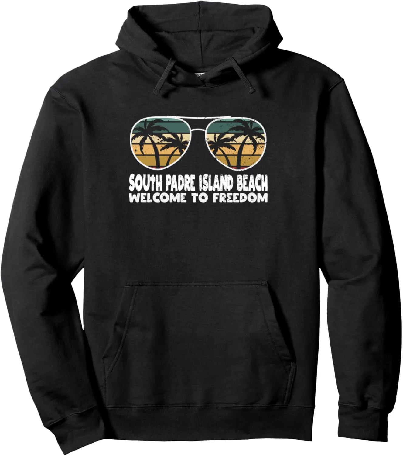 South Island Beach Welcome to Freedom Vacation Sayings Pullover Hoodie