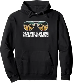 South Island Beach Welcome to Freedom Vacation Sayings Pullover Hoodie