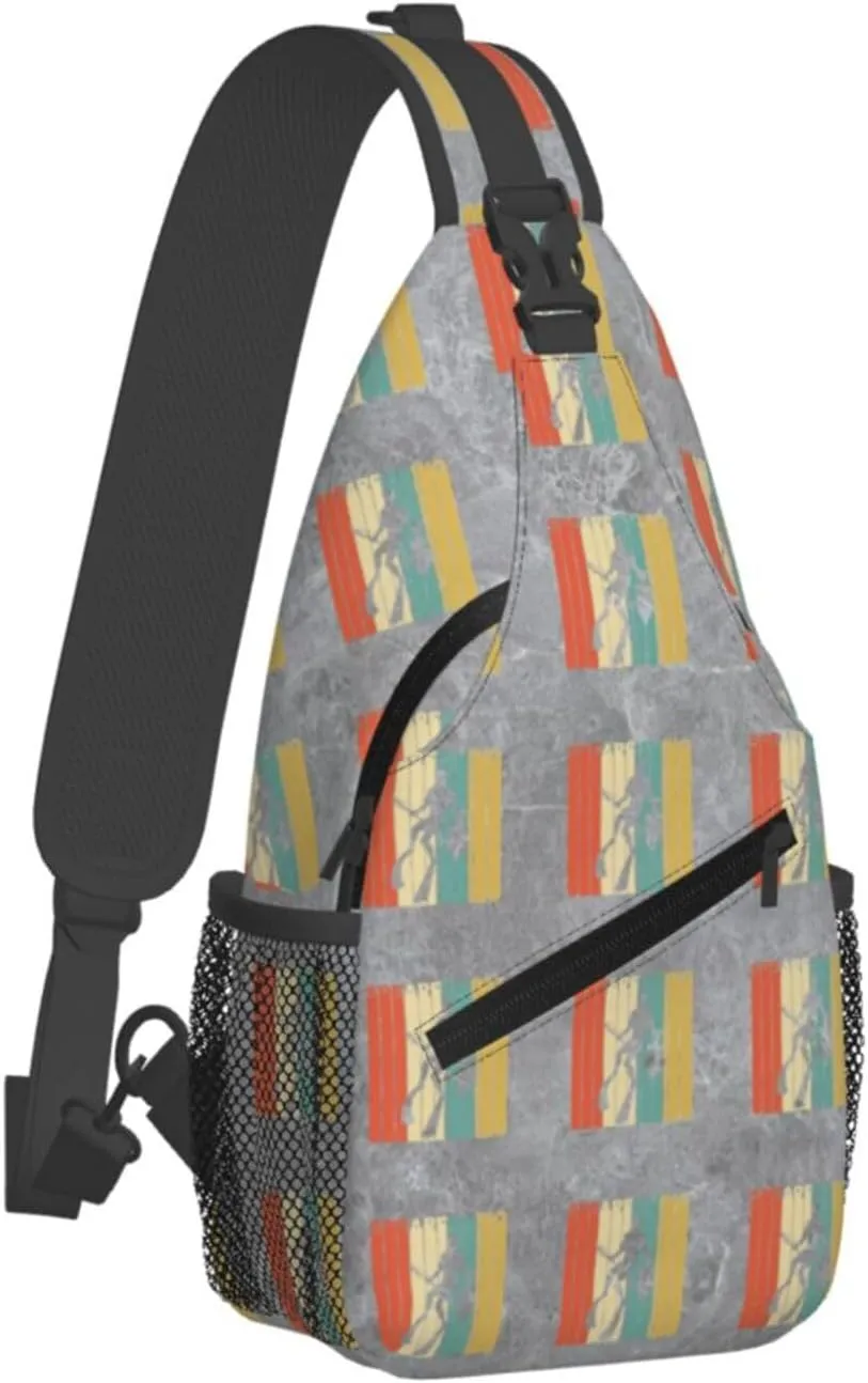 Spearfishing Sling Bag Crossbody Backpack Shoulder Casual Daypack Bag for Men Women