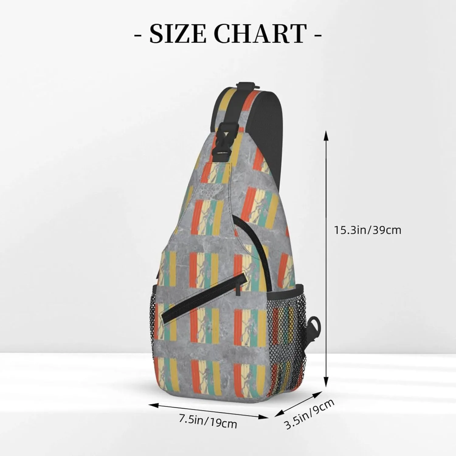 Spearfishing Sling Bag Crossbody Backpack Shoulder Casual Daypack Bag for Men Women