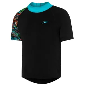 Speedo Junior Boys Monster Trucks Short Sleeve Sun Top