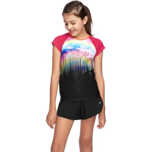 Speedo Logo Cap Sleeve Suntop