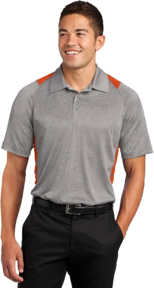 SPORT-TEK Heather Colorblock Contender Tee | Athletic T-Shirt for Men & Women, Workout Top for Running & Hiking, Spring & Summer Fashion