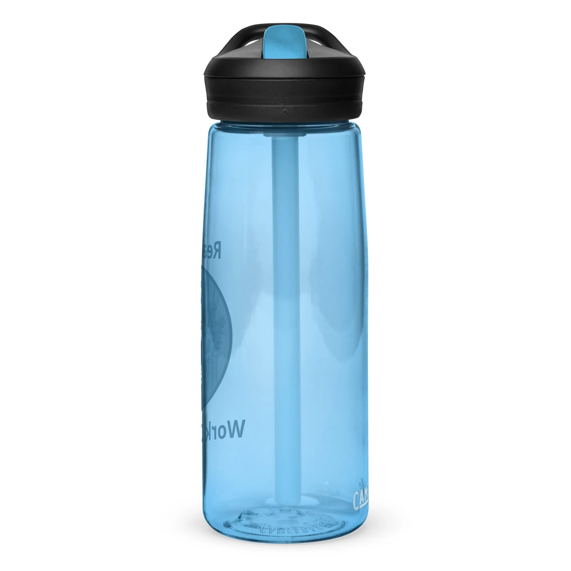 Sports water bottle - Real Men Work Offshore 1