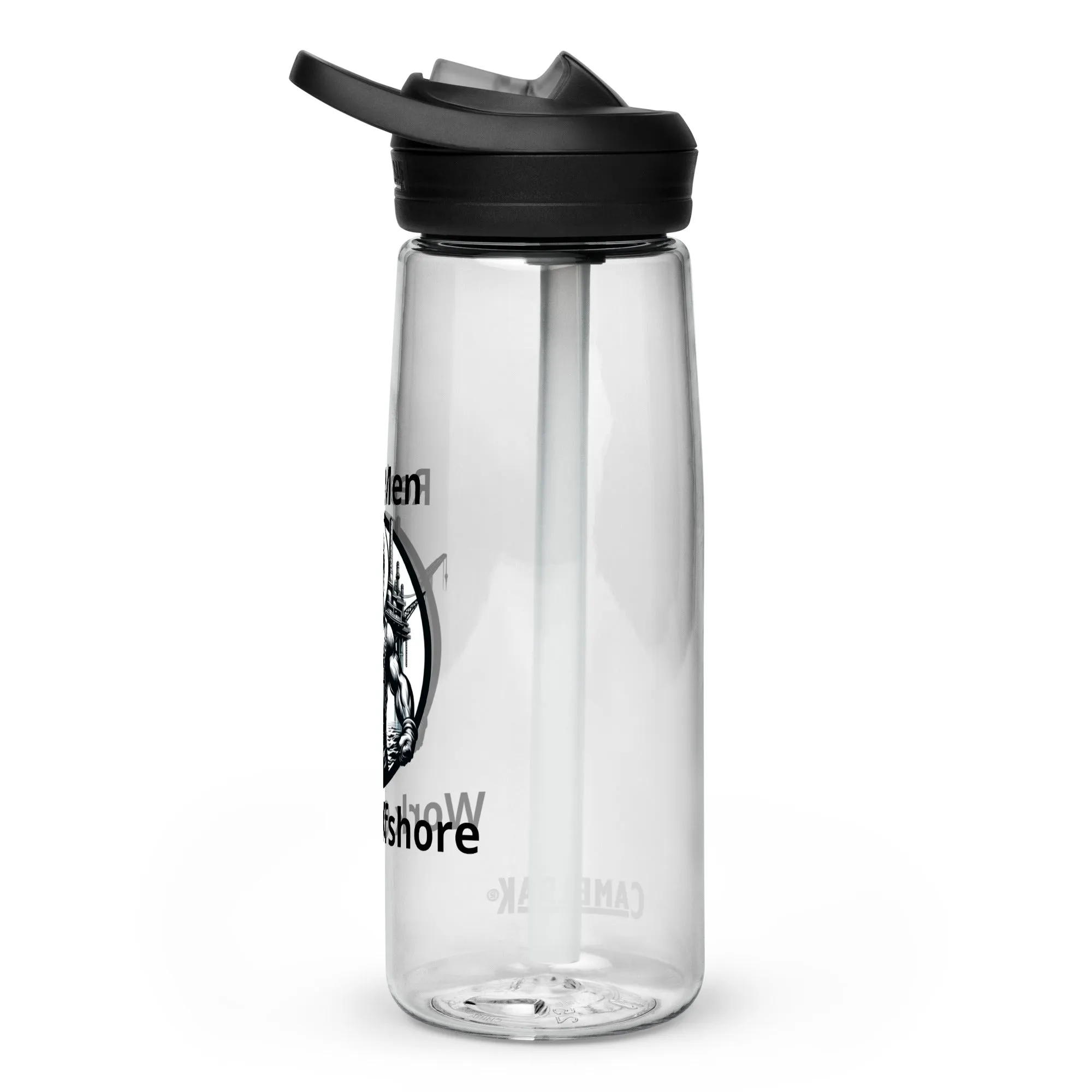 Sports water bottle - Real Men Work Offshore 2