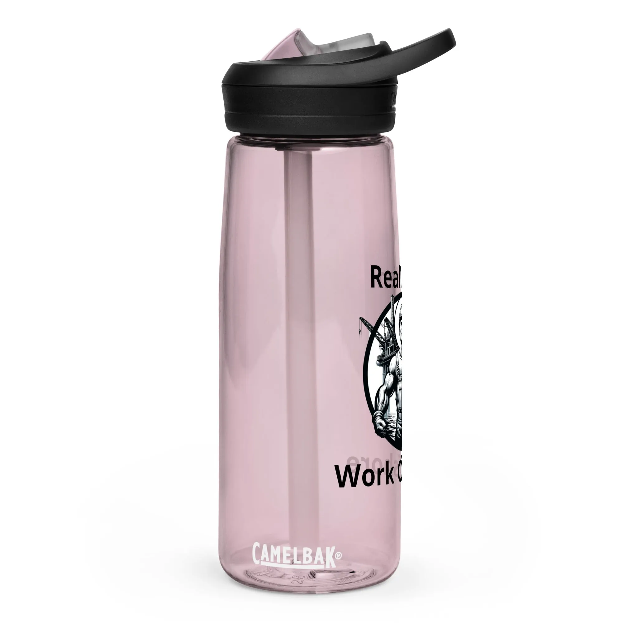 Sports water bottle - Real Men Work Offshore 2