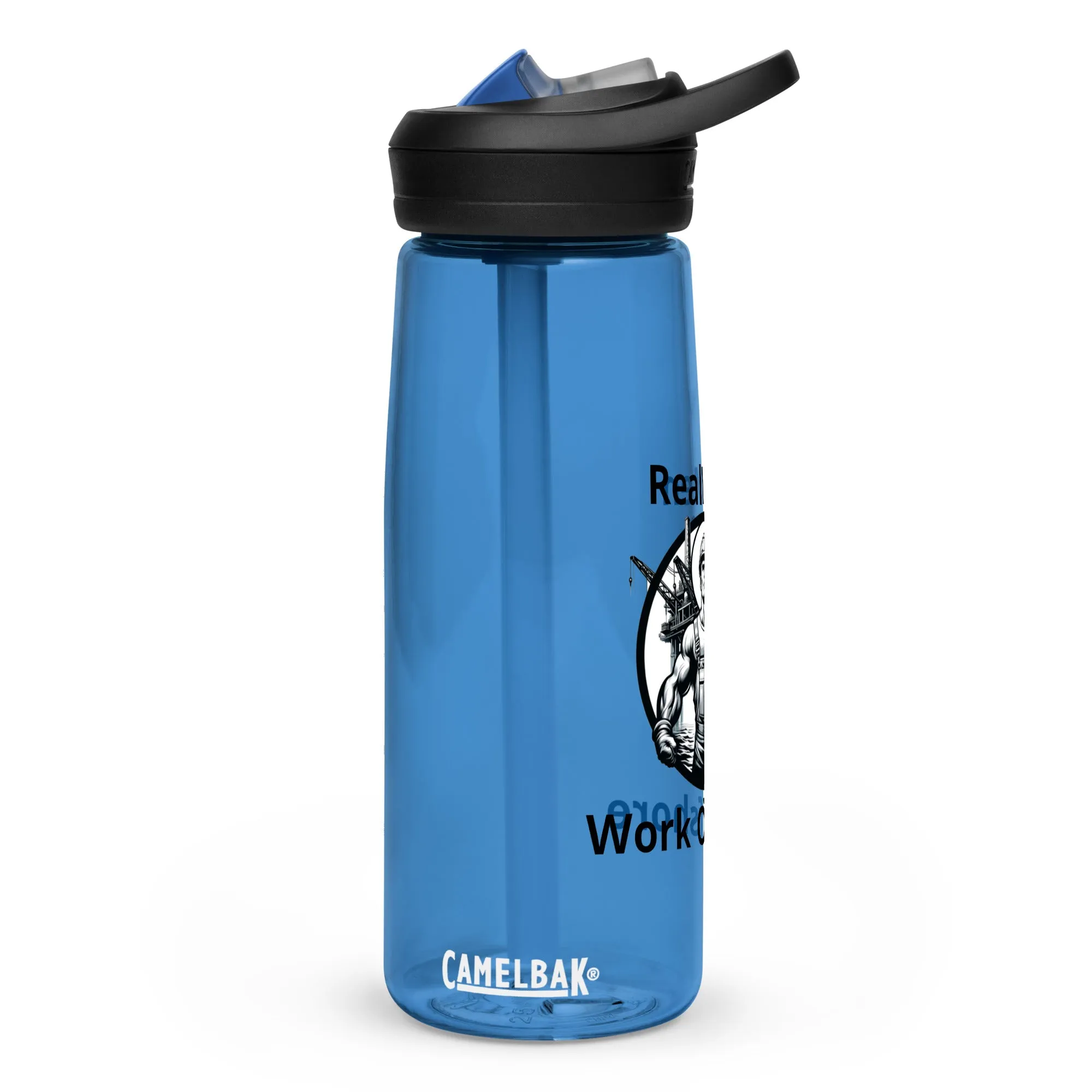 Sports water bottle - Real Men Work Offshore 2