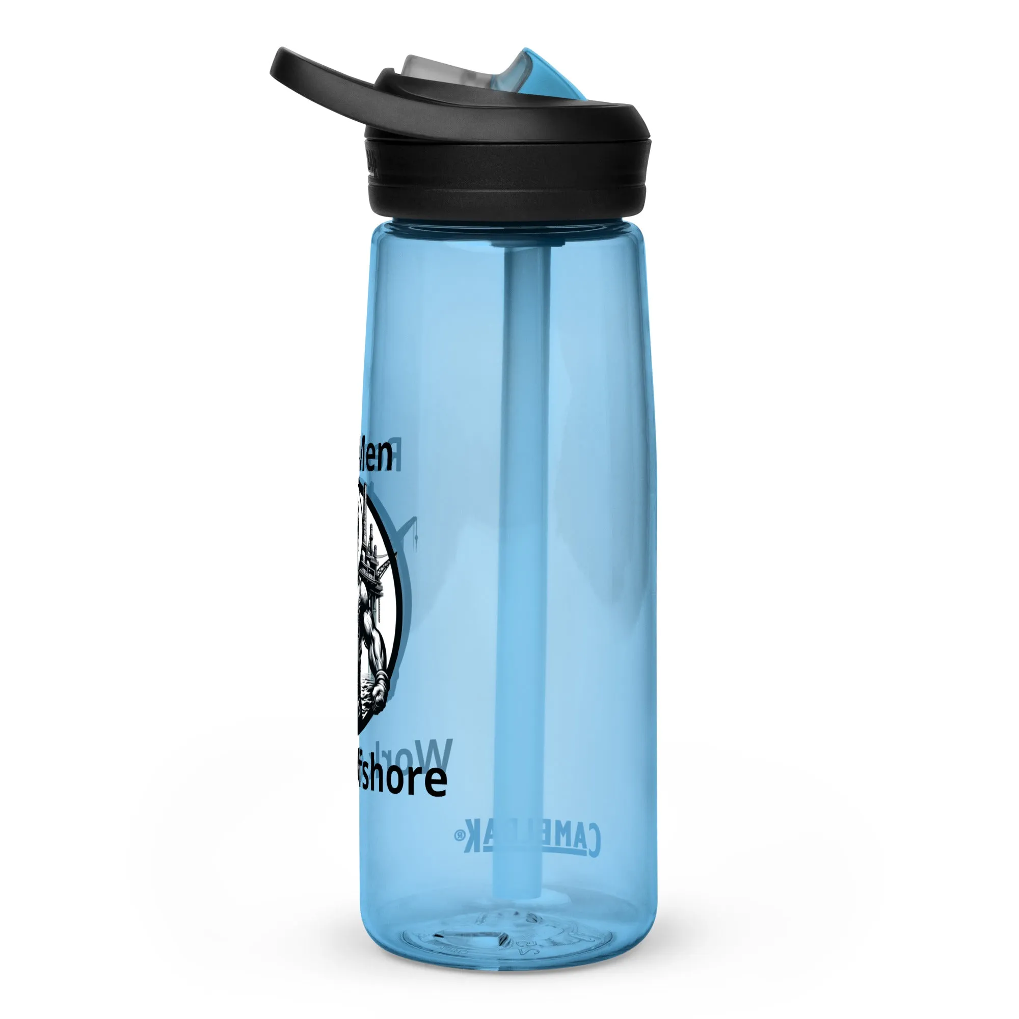 Sports water bottle - Real Men Work Offshore 2