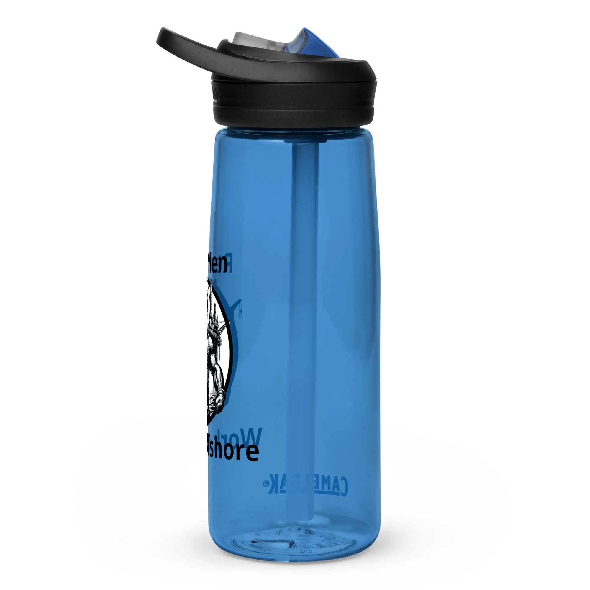 Sports water bottle - Real Men Work Offshore 2