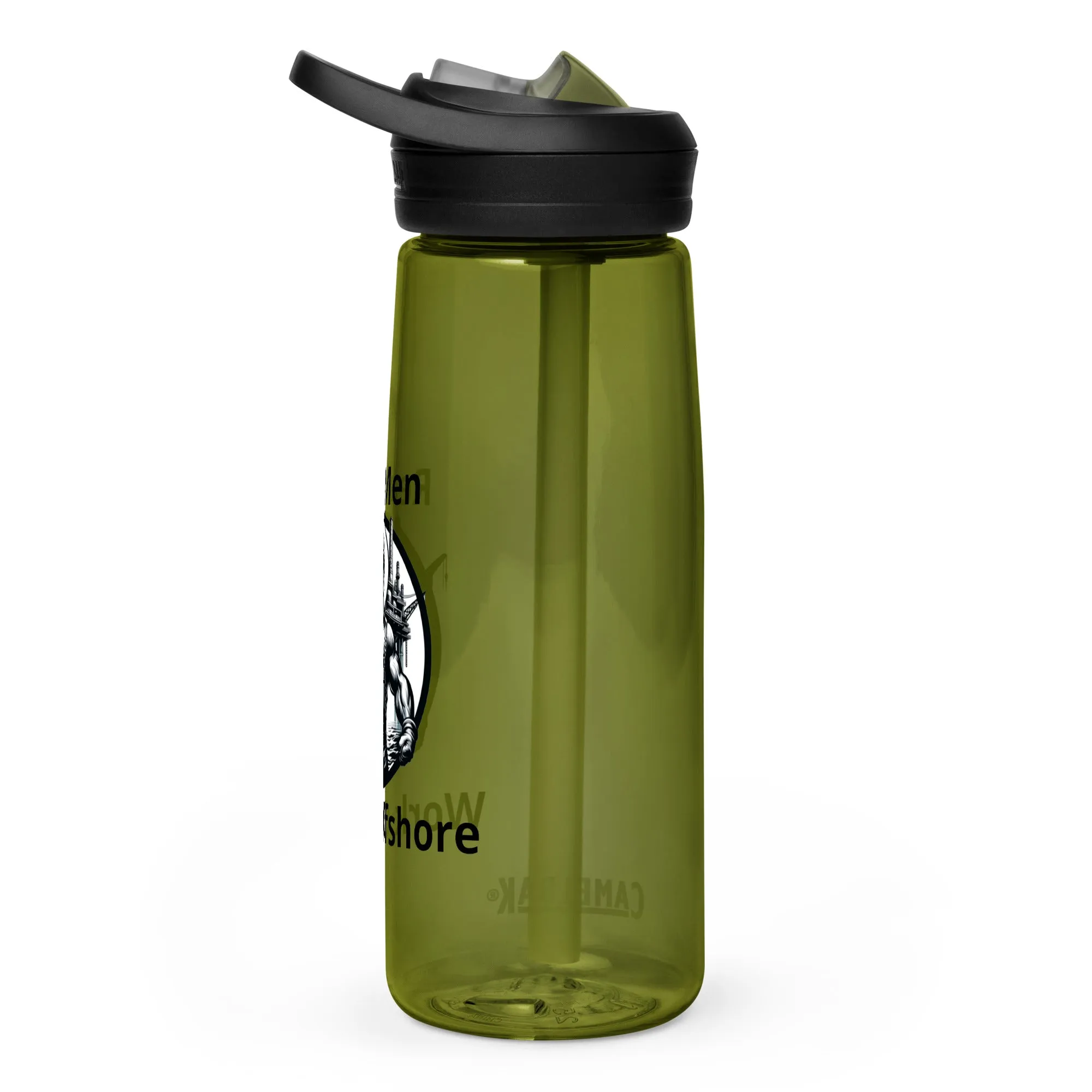 Sports water bottle - Real Men Work Offshore 2