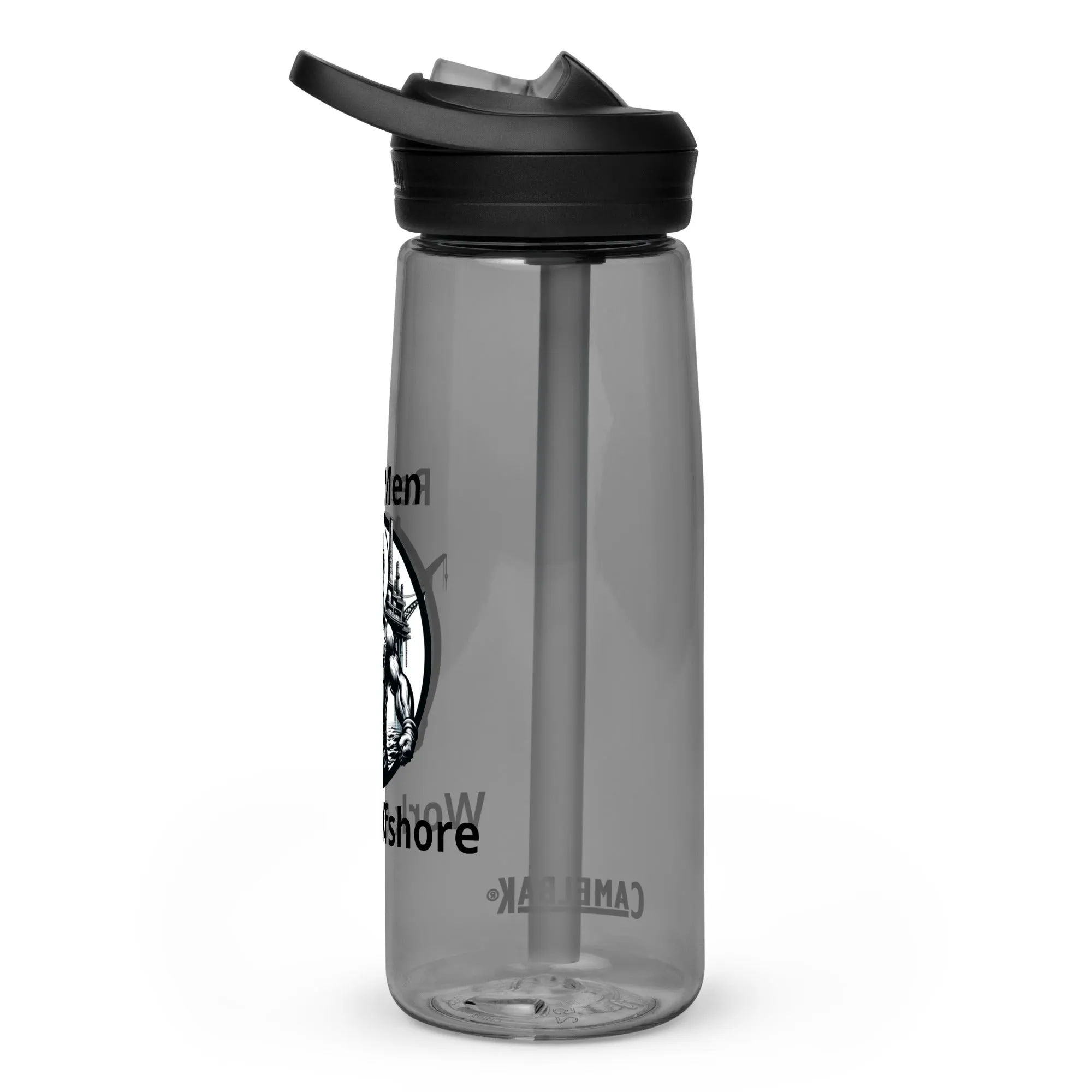 Sports water bottle - Real Men Work Offshore 2