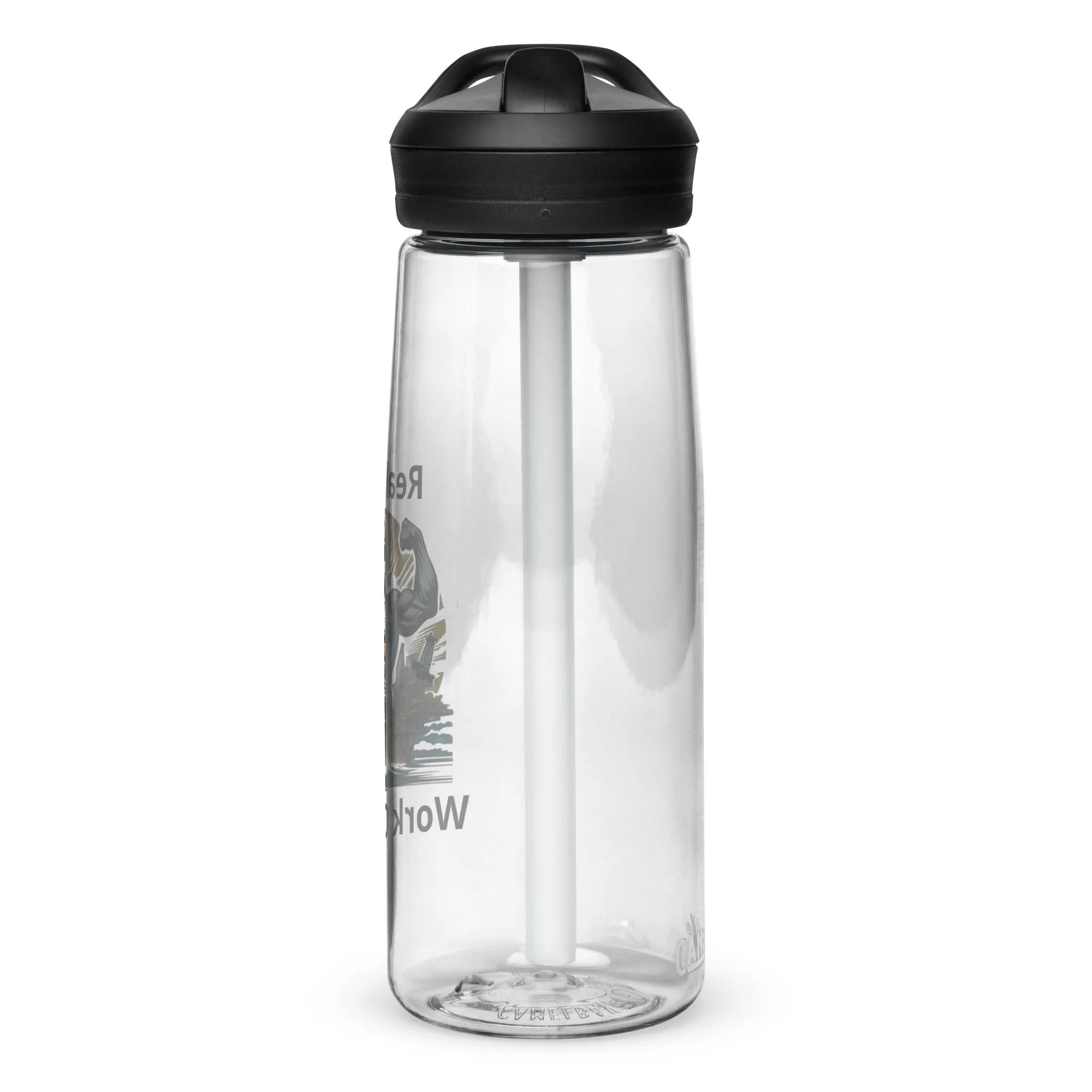 Sports water bottle - Real Men Work Offshore 3