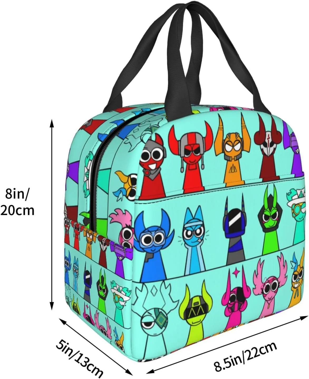 Sprunki Portable Thick Aluminum Foil Shopping Bag, Suitable For Work, Picnics, And Daily Travel