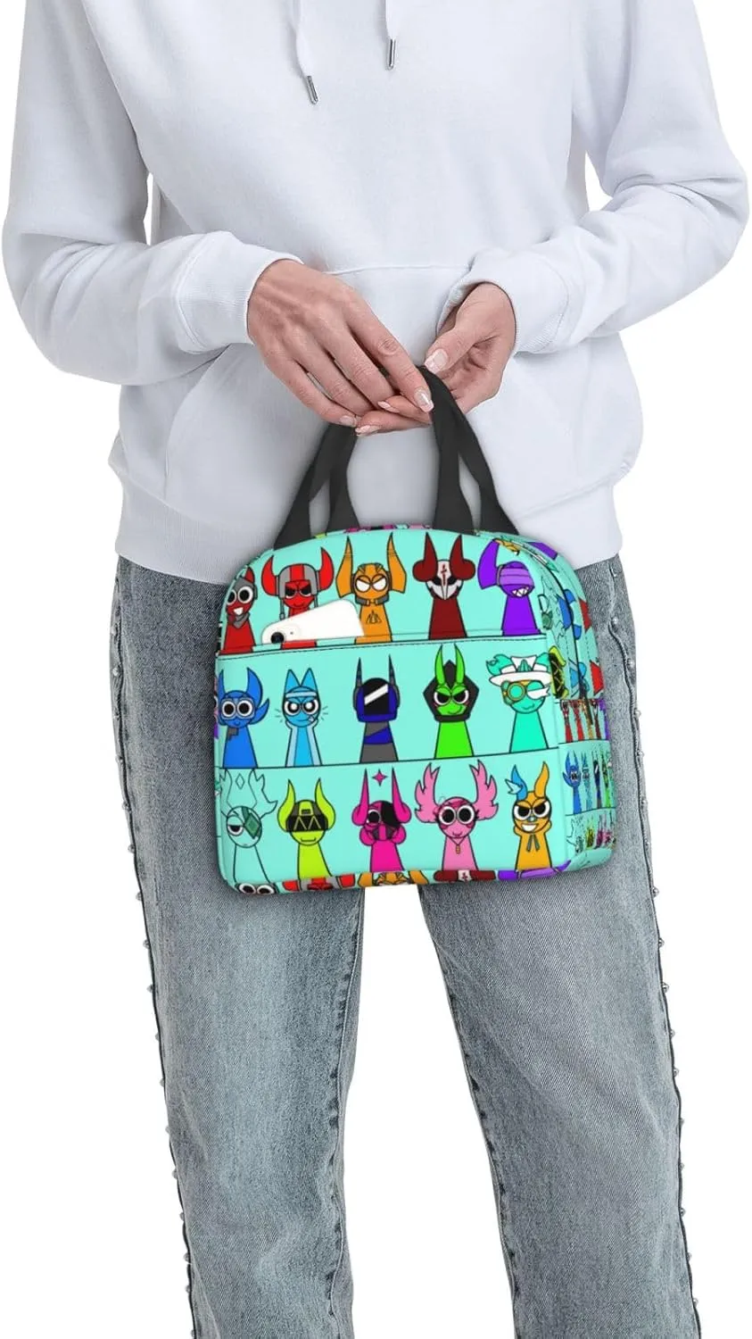 Sprunki Portable Thick Aluminum Foil Shopping Bag, Suitable For Work, Picnics, And Daily Travel